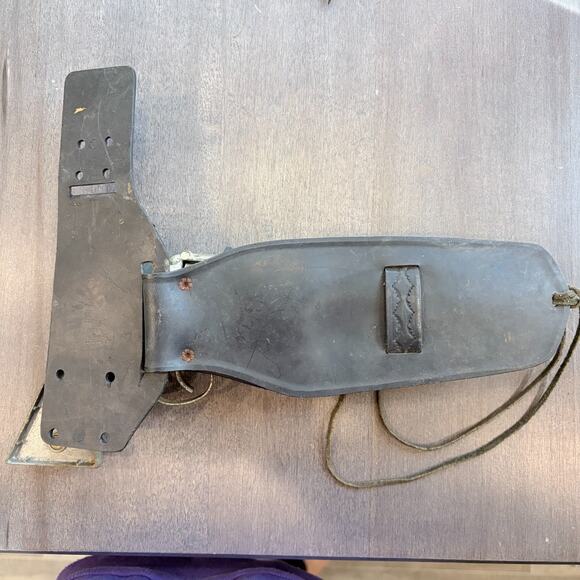 Lot of 2 VTG Cap Gun FANNER 50 GUN Shootin' Shell .45 Leather Holster MATTEL USA - Picture 3 of 16